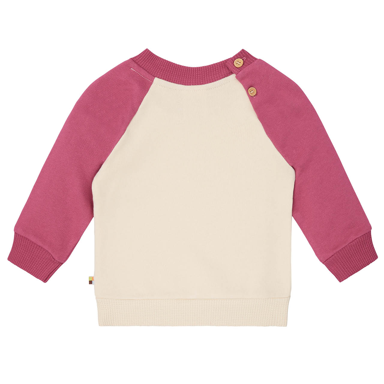 Warmes Raglan Sweatshirt altrosa-creme