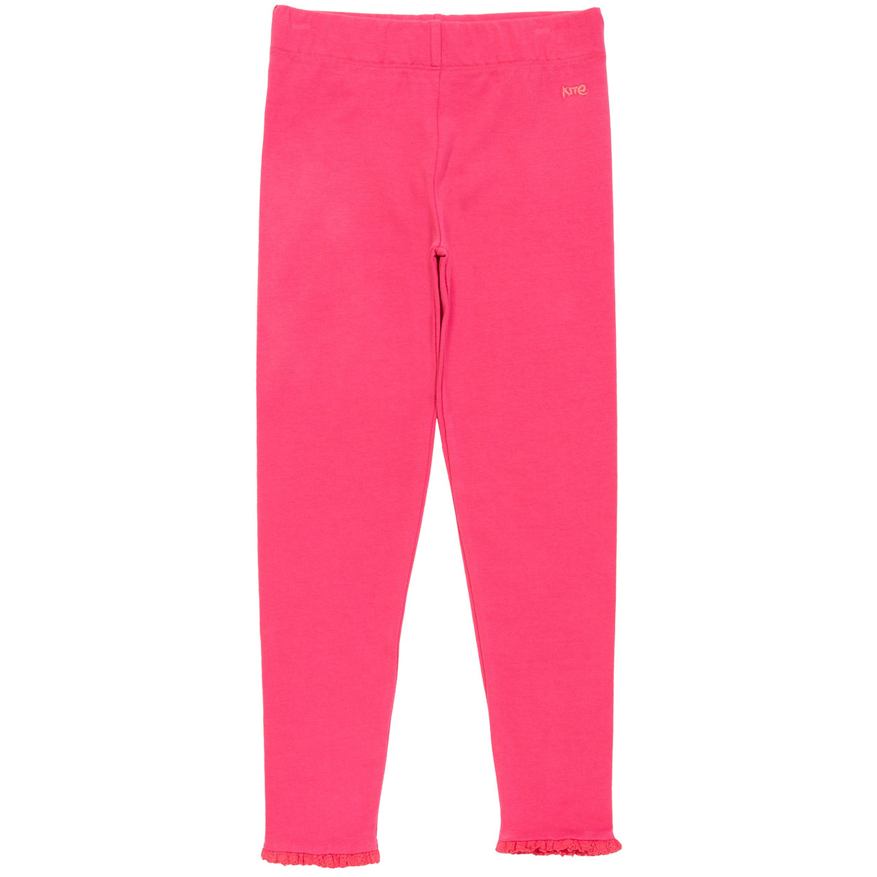 Leggings mit Rüschen in pink