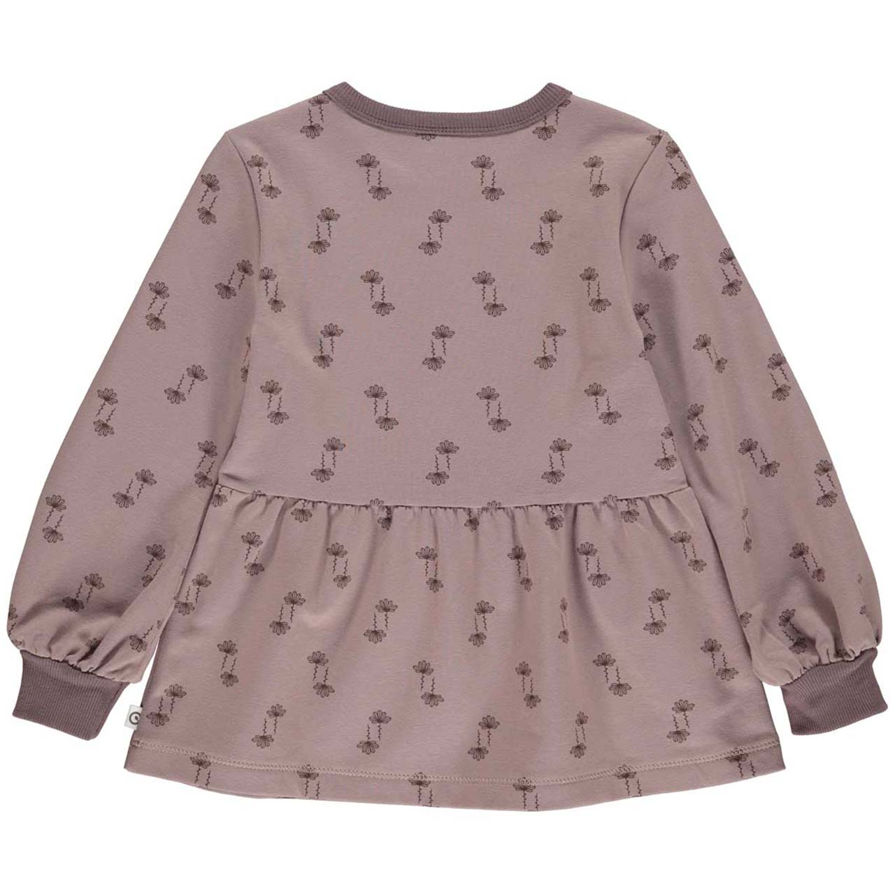 Dickeres Sweat Langarmshirt Blumen mauve