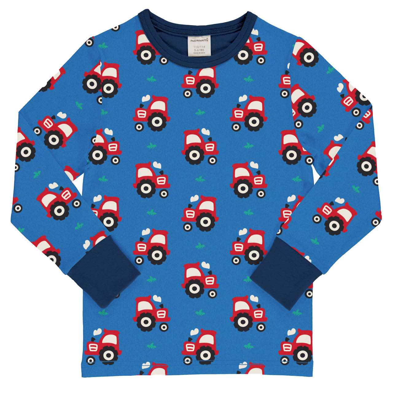 Weiches Langarmshirt Tractor blau