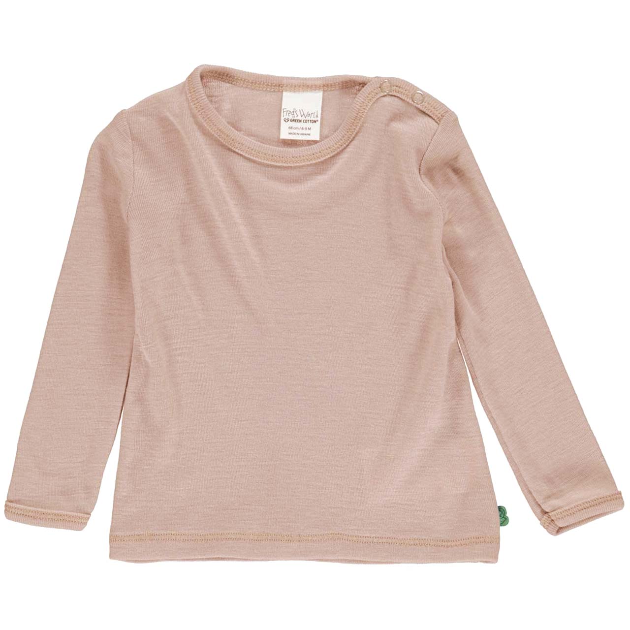 Langarmshirt Wolle rosa