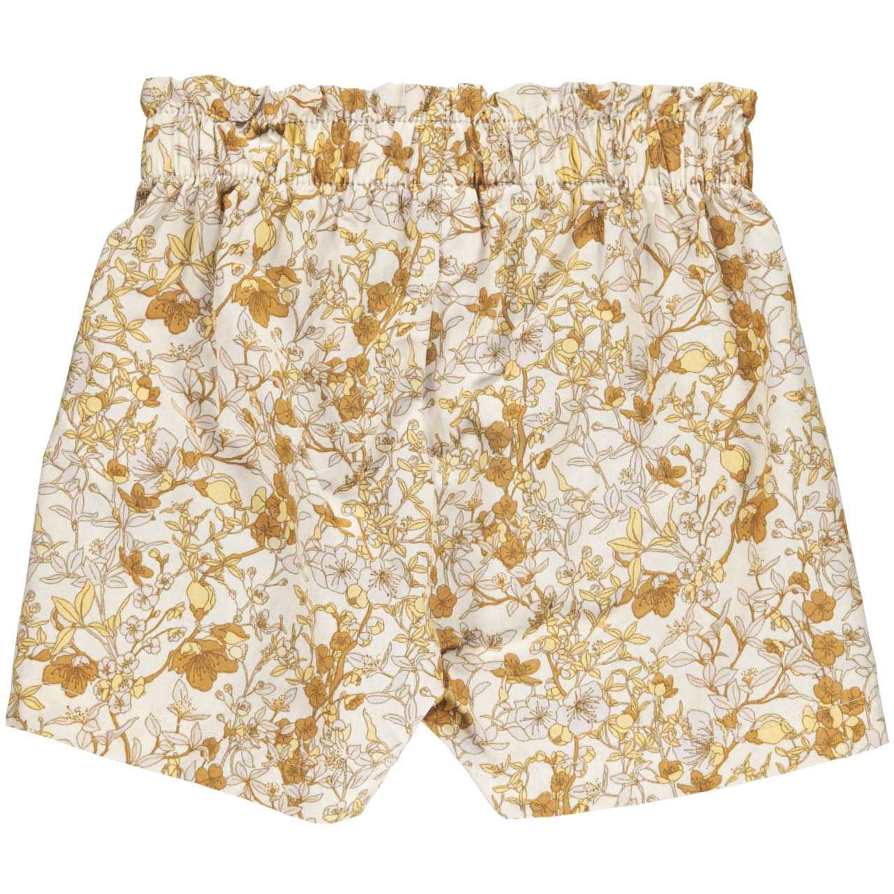 Leichte Poplin Shorts Blümchen cremeweiß