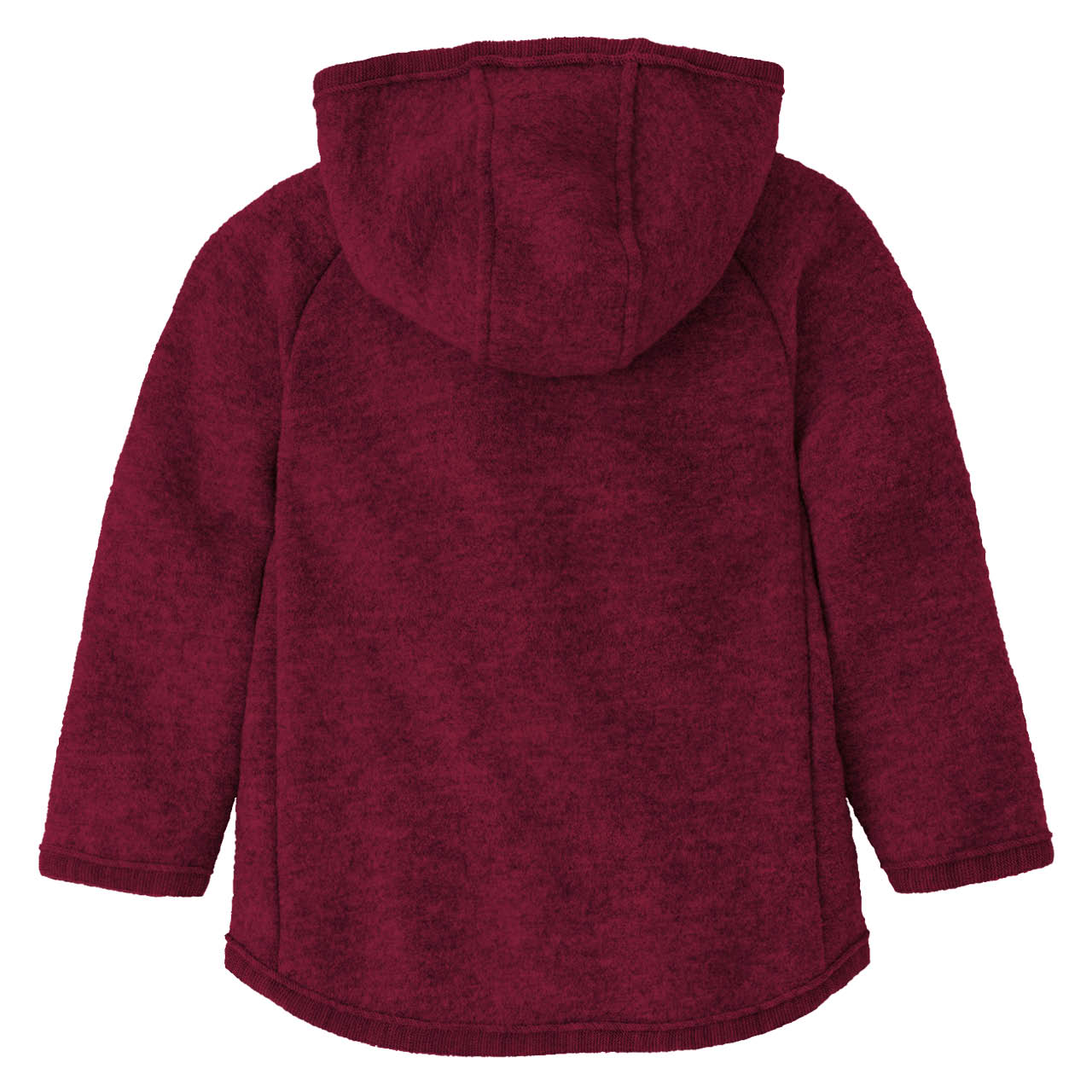 Walkjacke mit Reissverschluss cassis