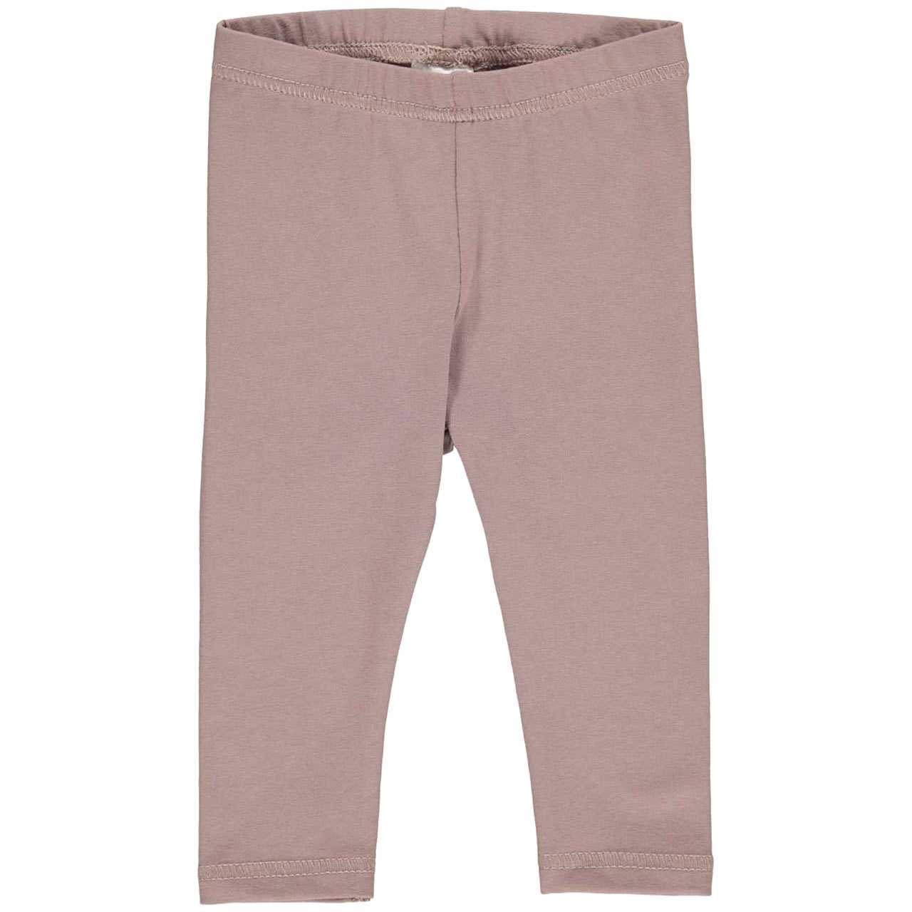 Leichte Leggings elastisch uni mauve