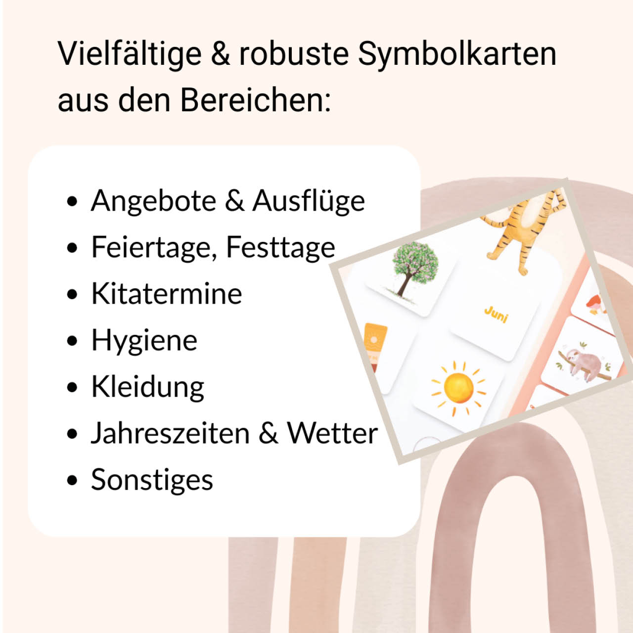 Kindergarten Wochenplaner inkl. Symbole 42x59,4 cm