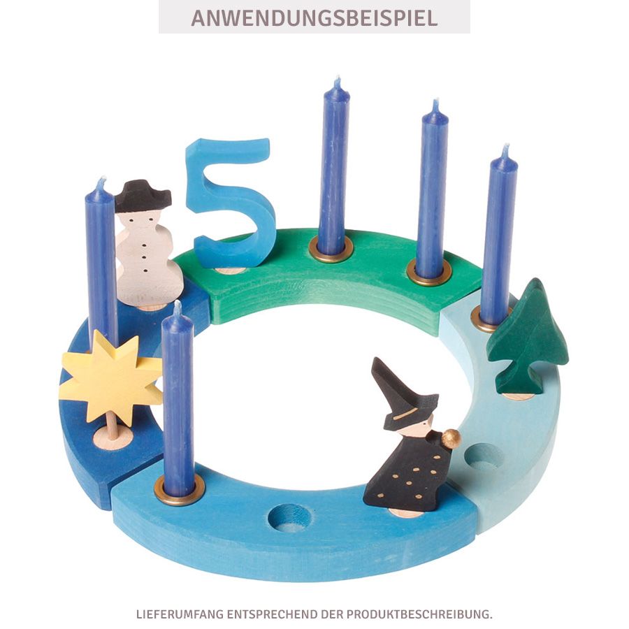 Grimms Zahlenstecker Set 6-9 & 0 rosa