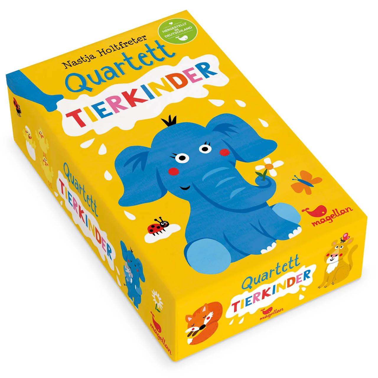 Quartett Spiel Tierkinder ab 5 Jahren