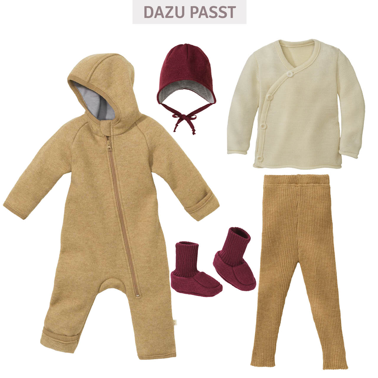 Warme Walk Babyschuhe cassis
