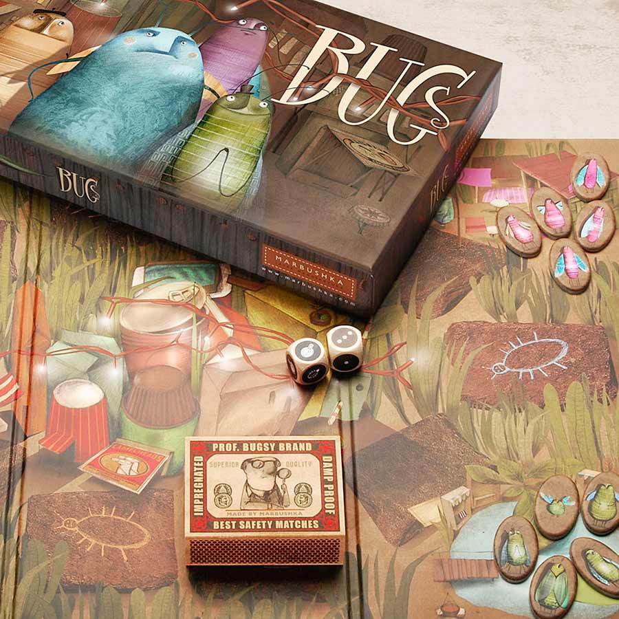 Kinder Brettspiel Bugs Teamspiel (4-99 Jahre)