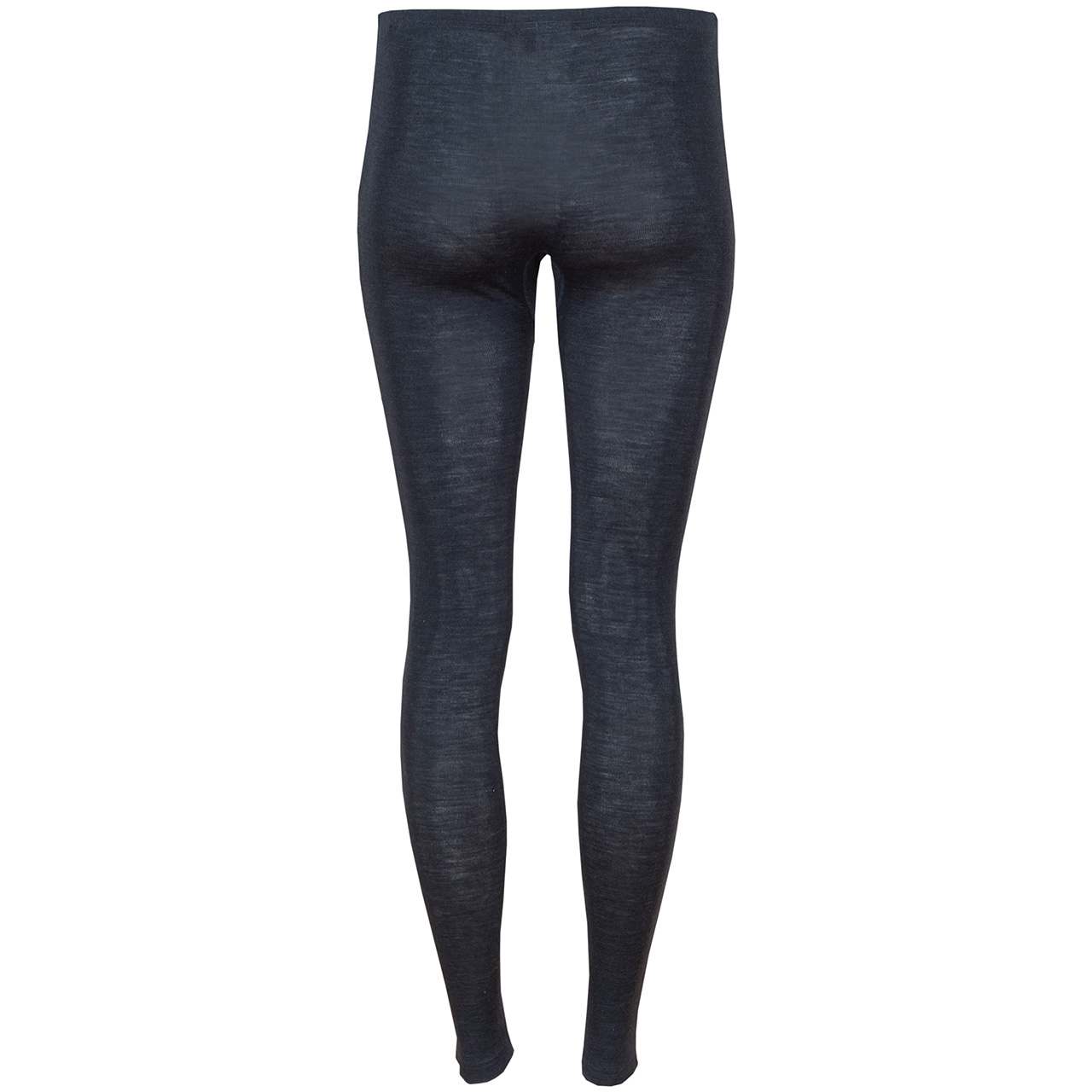 Damen Wolle Seide Leggings dunkelblau