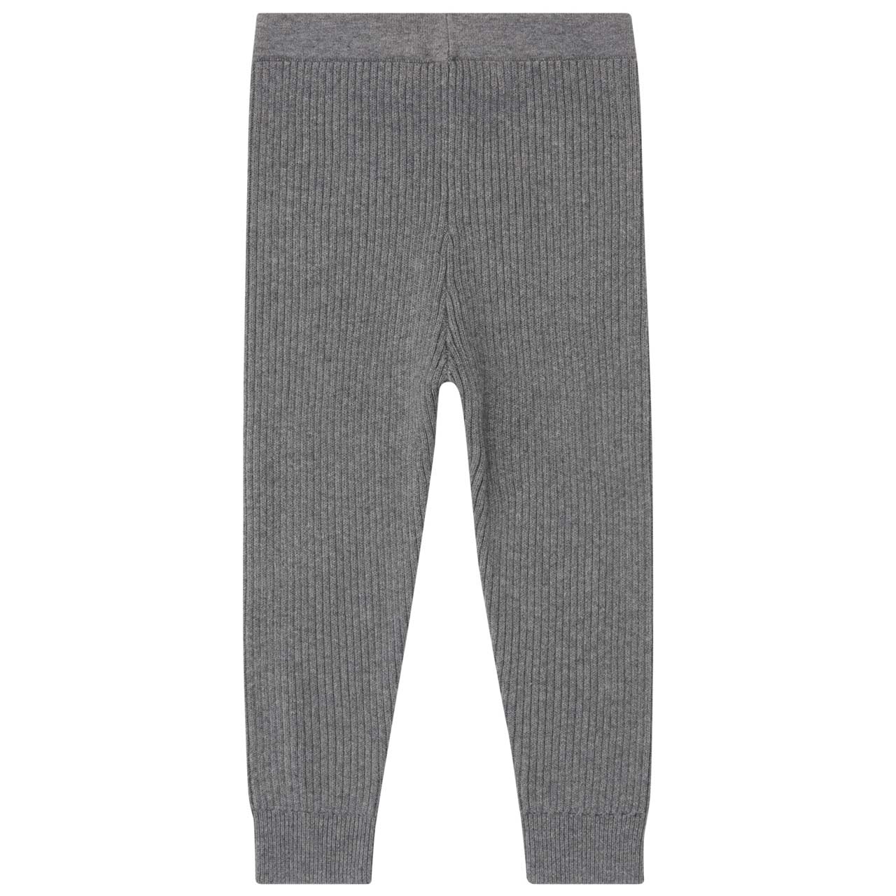 Warme Strickleggings Kinder grau