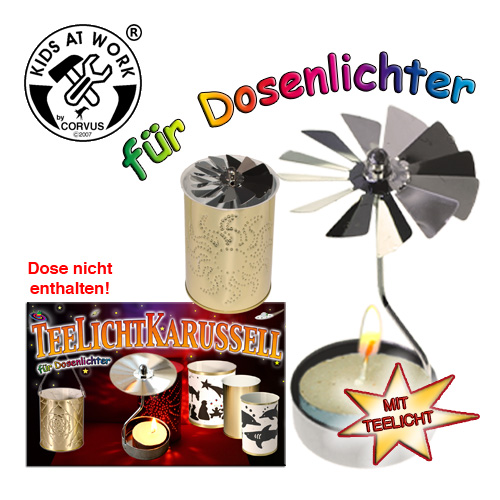 Teelicht Karussell für Dosenlichter