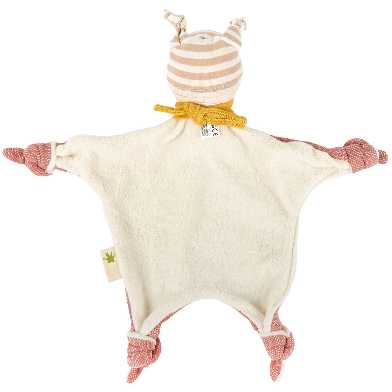 Bio Schnuffeltuch Puppe ab Geburt 38 cm