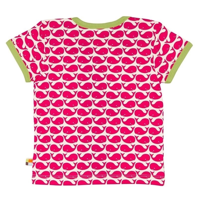 Wale T-Shirt von Loud + Proud pink