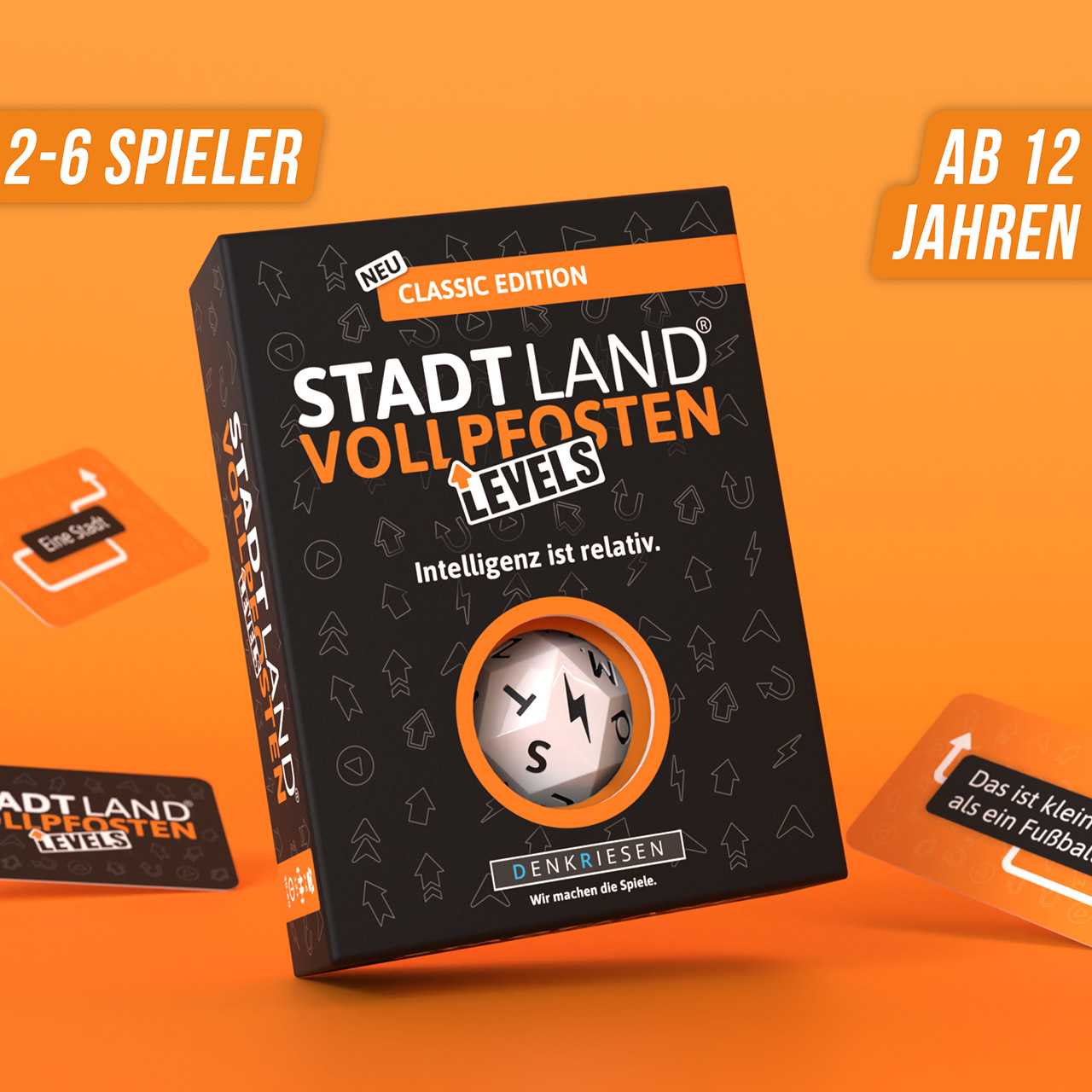 Stadt Land Vollpfosten- Levels- Classic Edition ab 12 Jahren