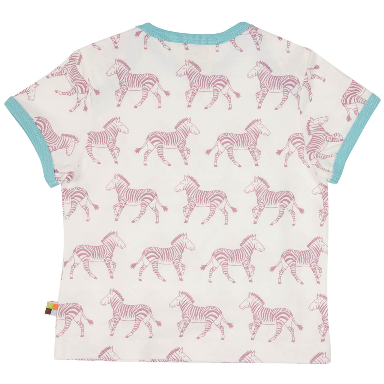 Kurzarm Shirt Zebra rosa