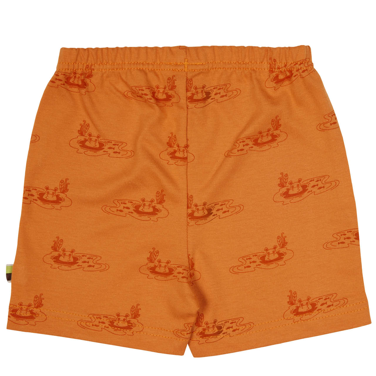 Lässige Shorts Erdmännchen orange