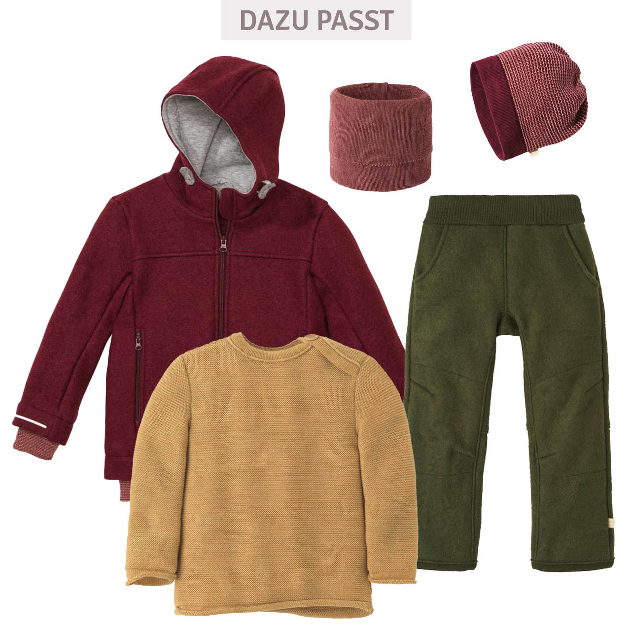 Walk Outdoor Jacke gefüttert cassis