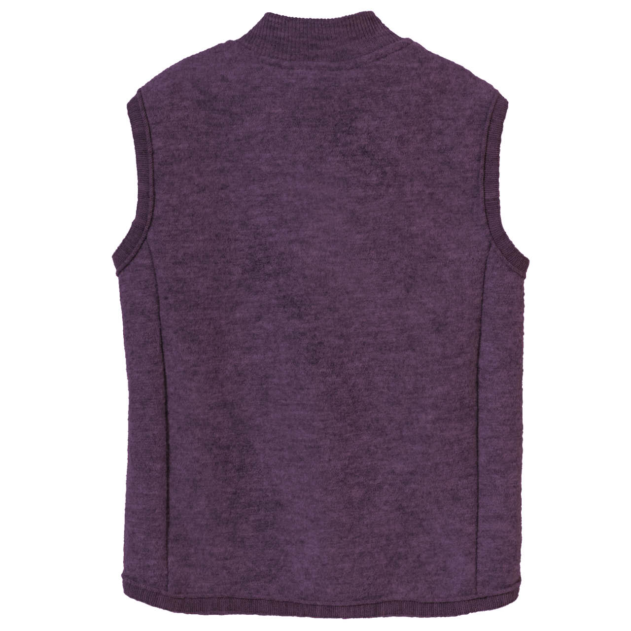 Walk-Weste Zipper aubergine