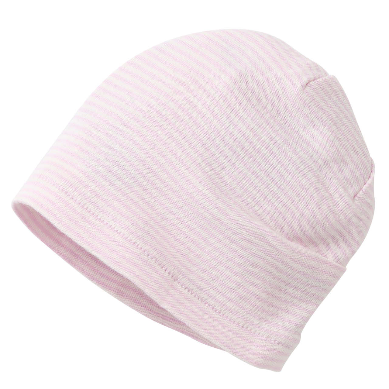 Wende-Beanie Blumen blassrosa