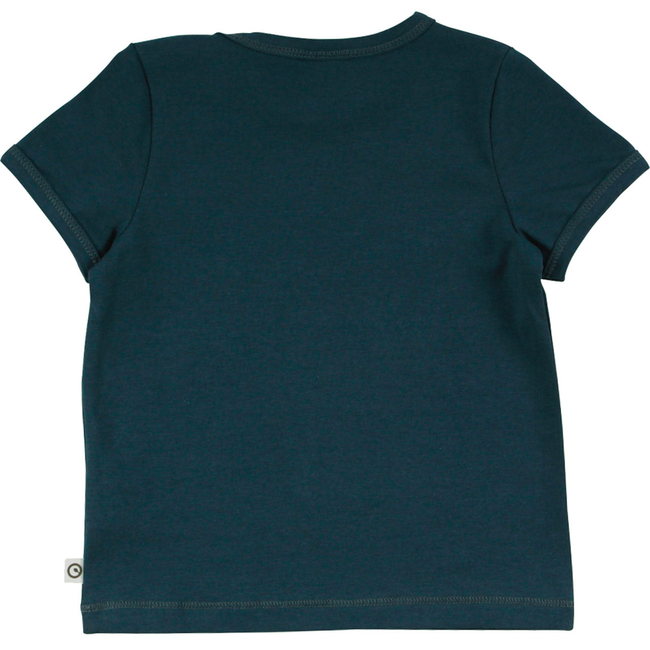 Schlichtes elastisches T-Shirt in dunkelblau