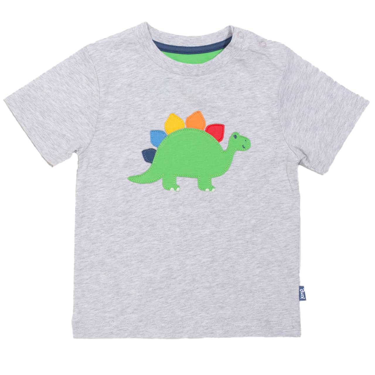 Leichtes T-Shirt Dino hellgrau