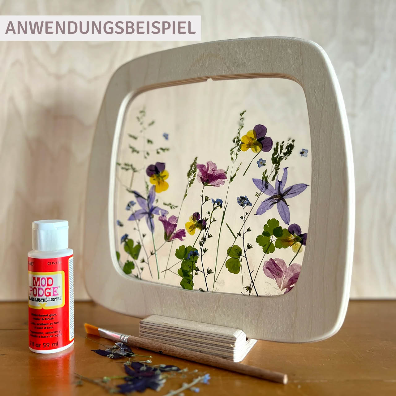 Blumensilhouette Set für Toverlux Rahmen