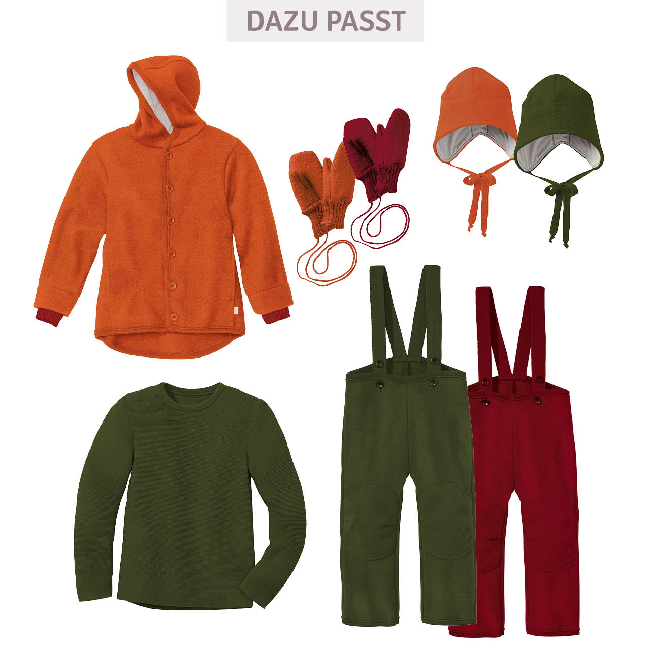 Walkjacke mit Knopfleiste in orange