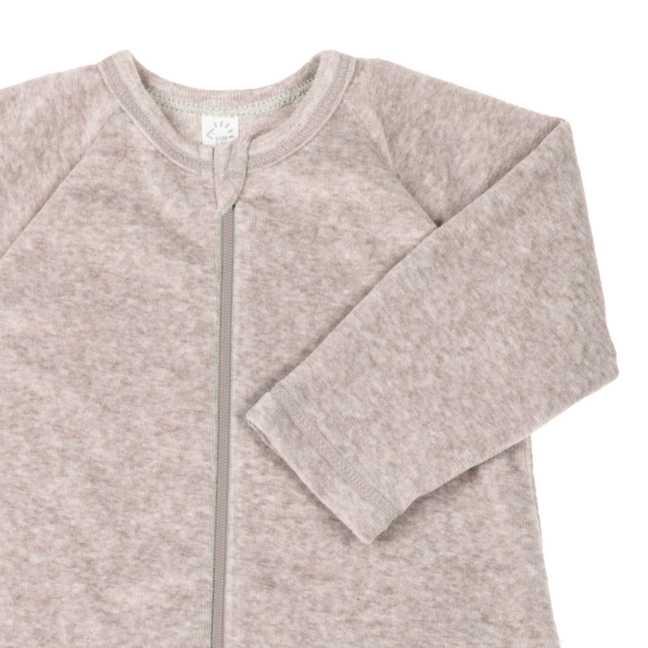 Weicher Nicki Strampler beige