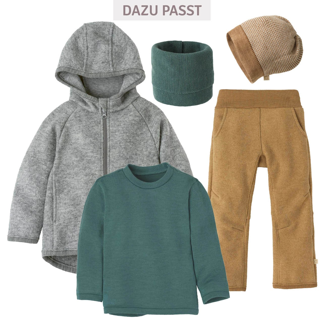 Walkjacke mit Reissverschluss grau