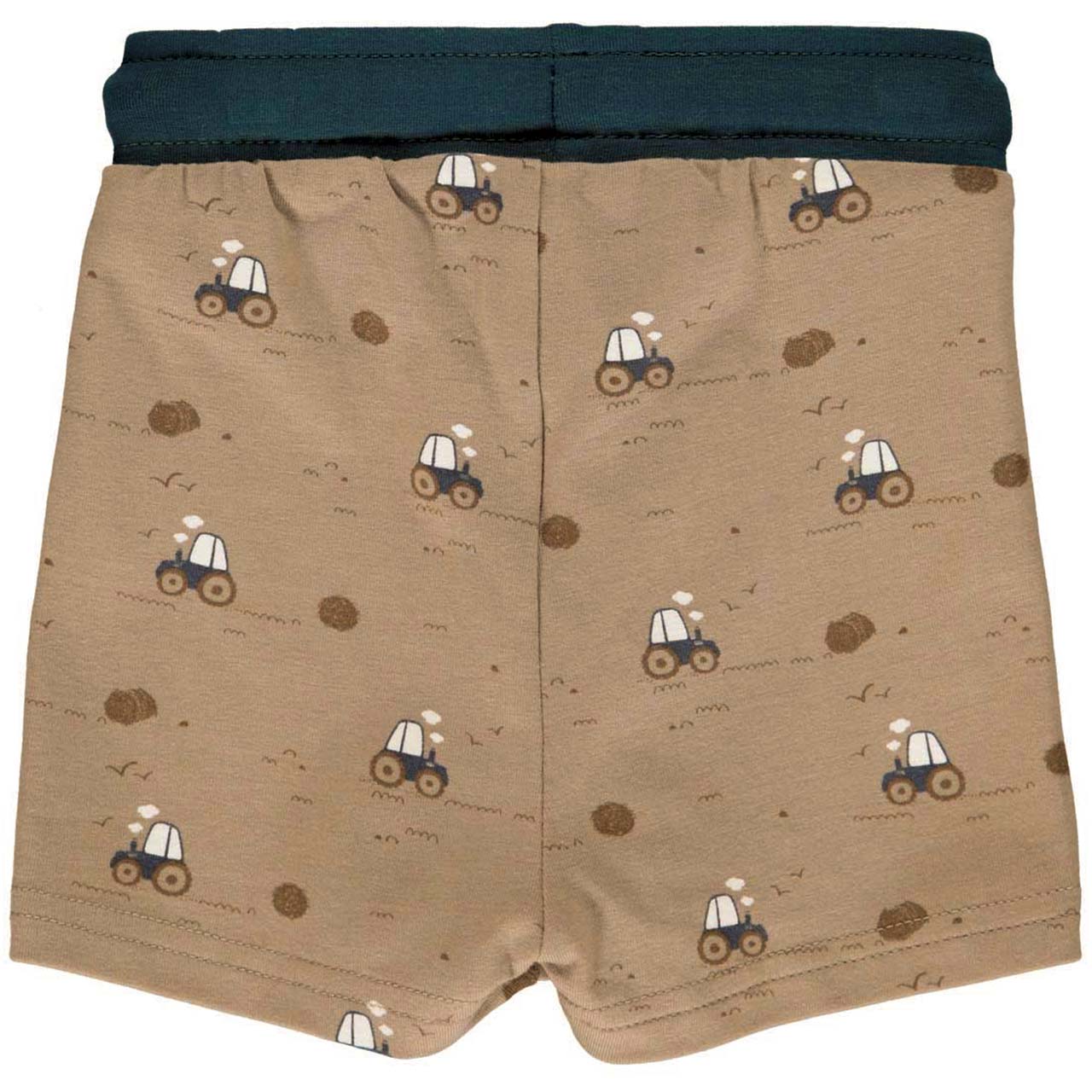 Leichte Shorts Traktor Alloverprint beige