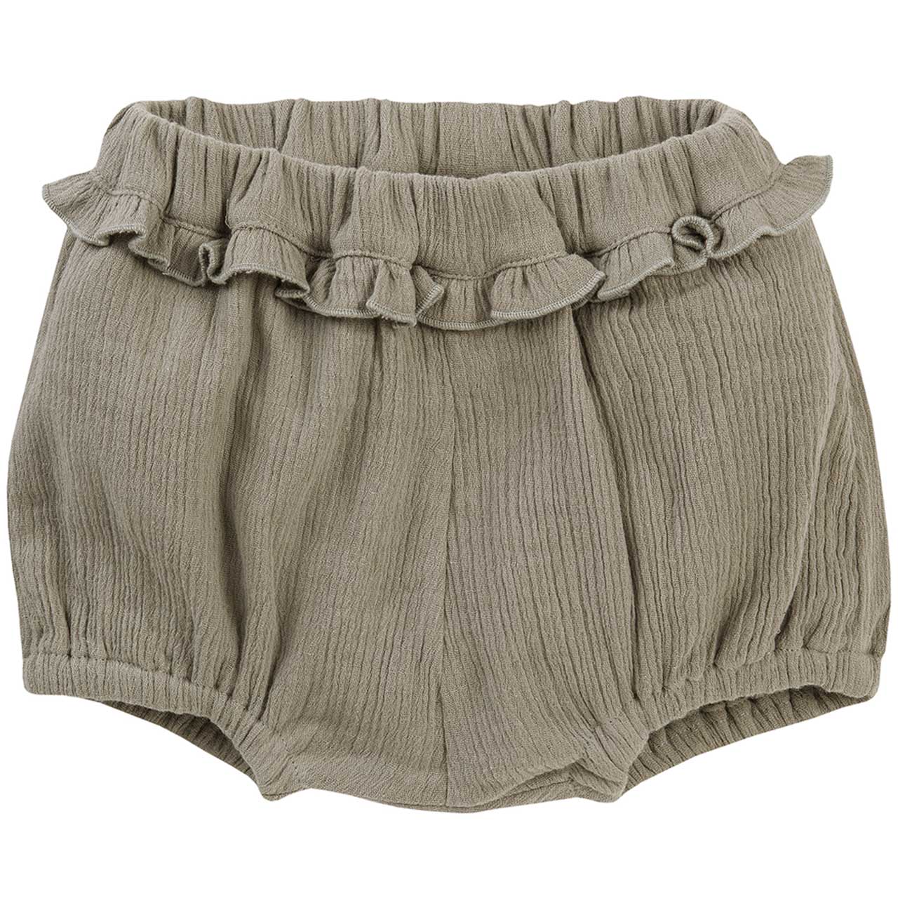 Kurze Musselin Shorts leicht khaki