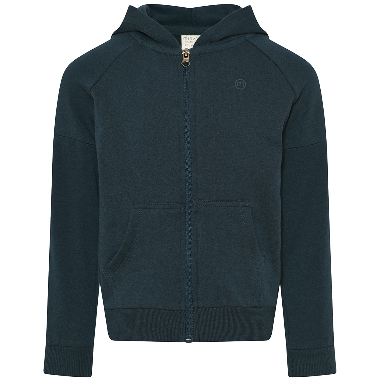 Weiche Sweat Kapuzenjacke navy