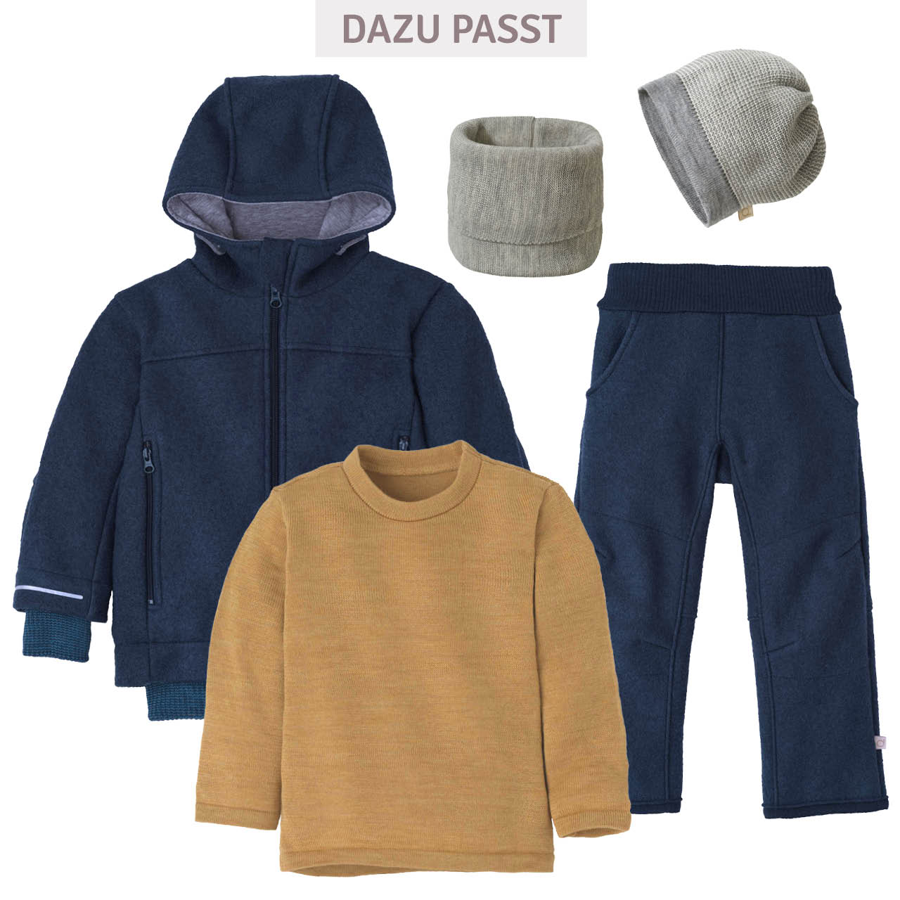Walk Outdoor Jacke gefüttert indigoblau