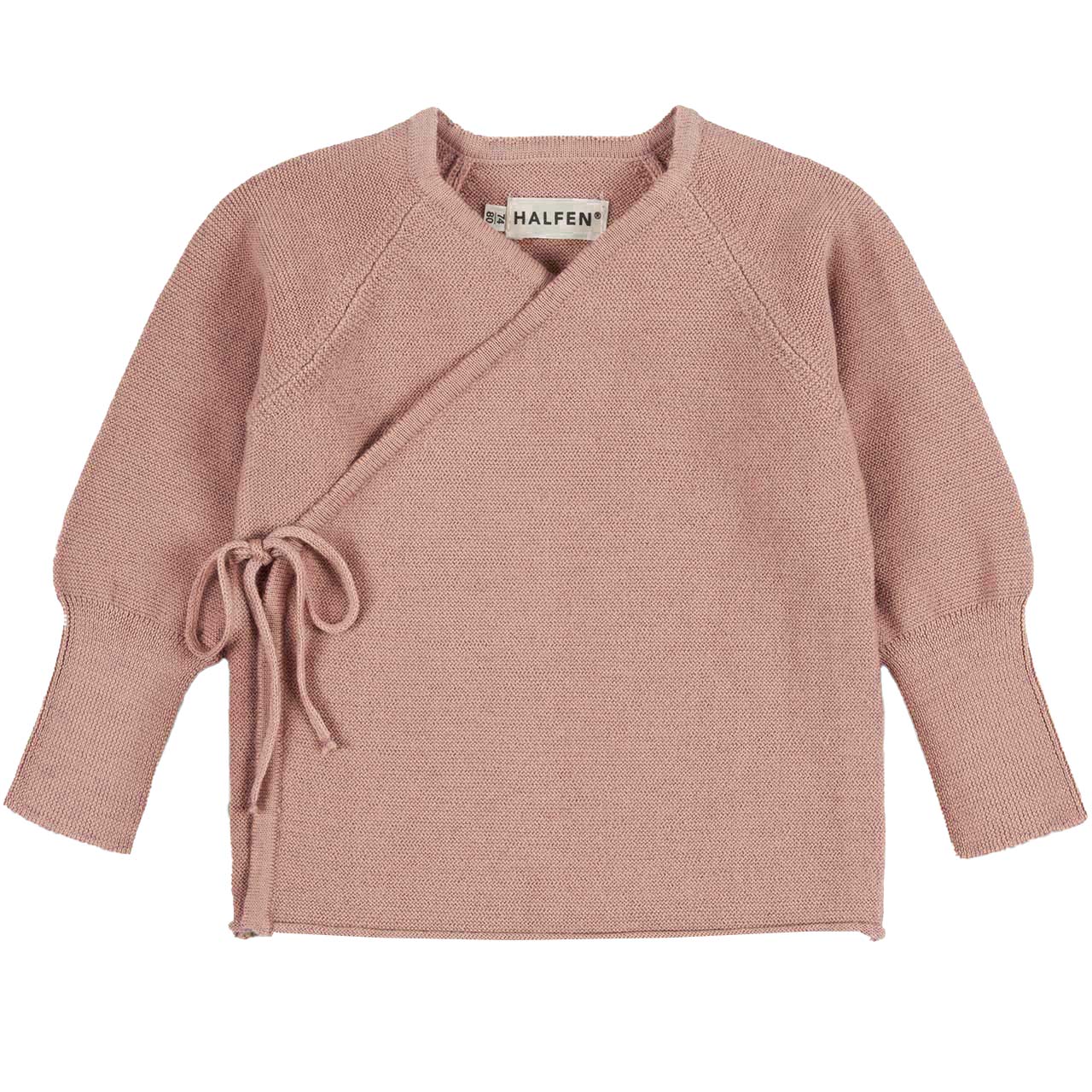 Baby Jacke Schlüttli aus Merino-Feinstrick, rose