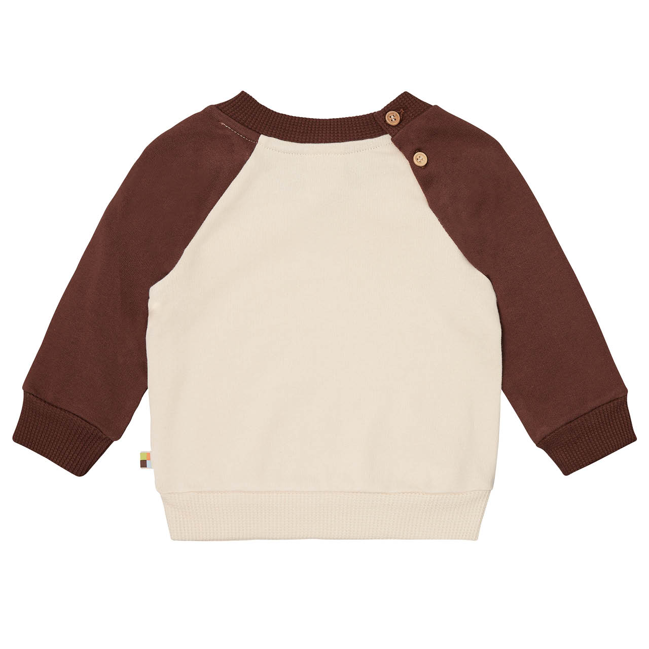 Warmes Raglan Sweatshirt braun-creme