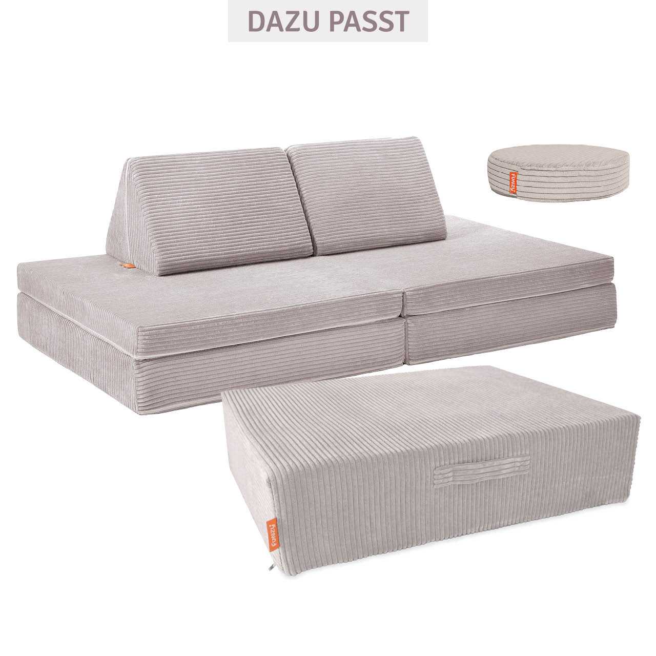 Funzy Hüpfkissen Koala Grau (56x85x21 cm)