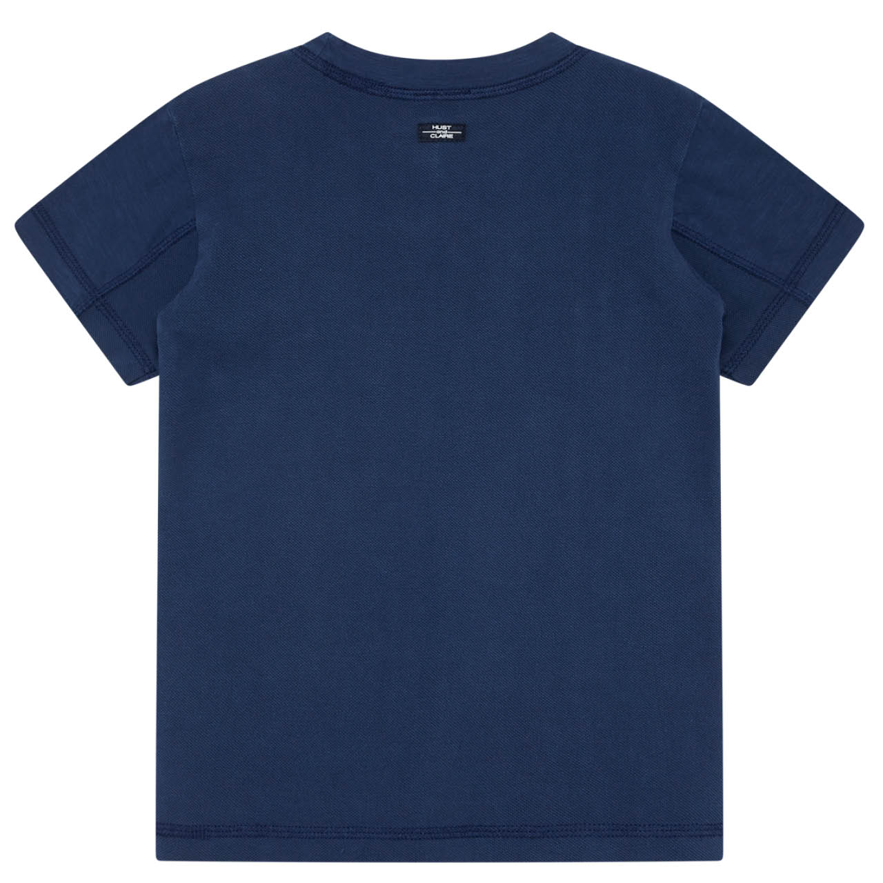 Strukturiertes T-Shirt blau