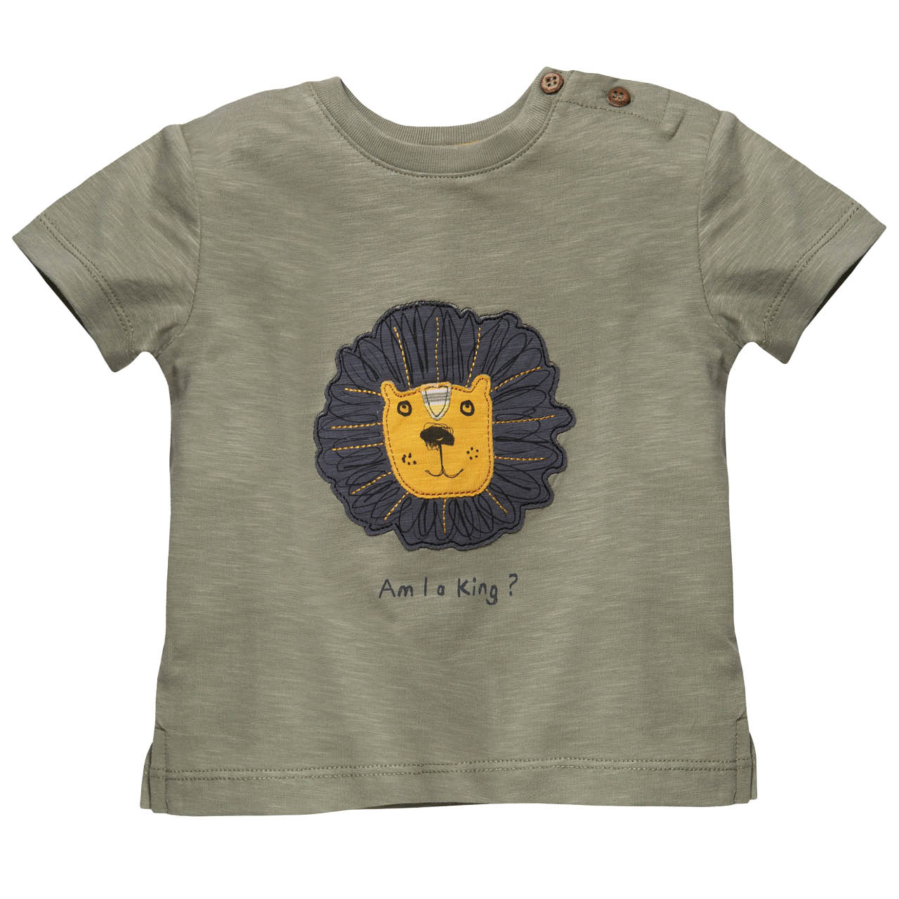 Leichtes T-Shirt Löwe khaki