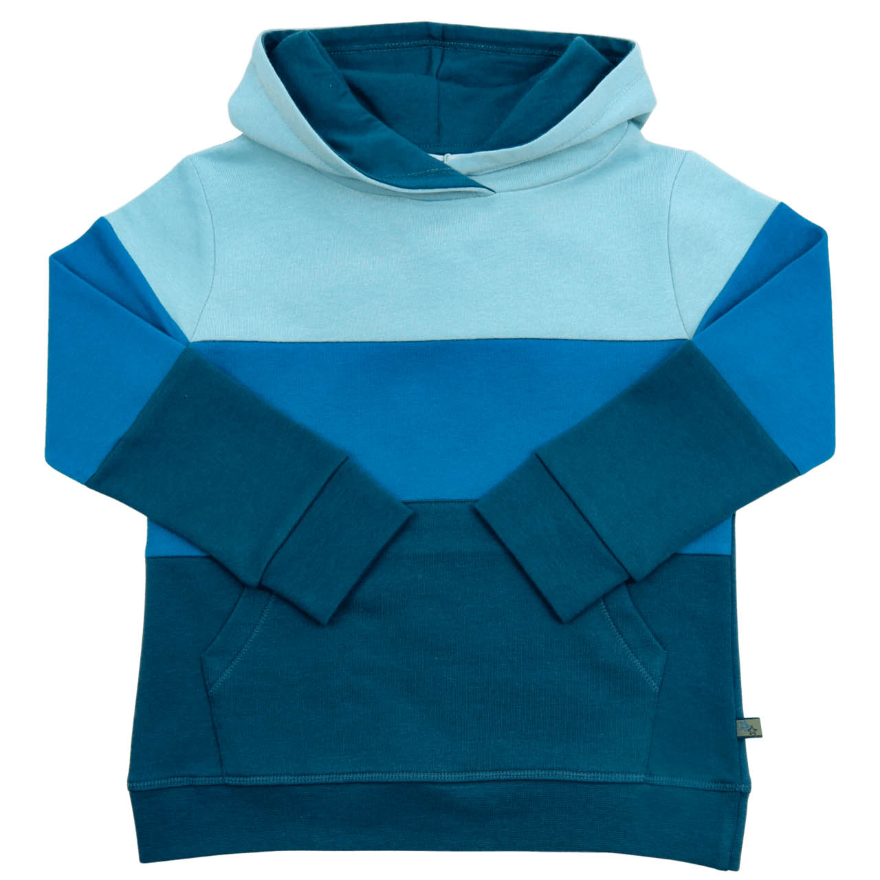 Sweat Pullover Colour-Blocking blau