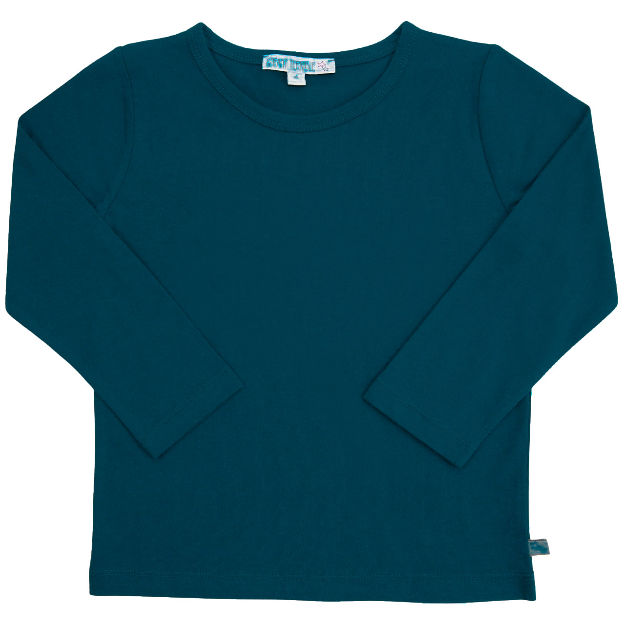 Uni Langarmshirt azurblau