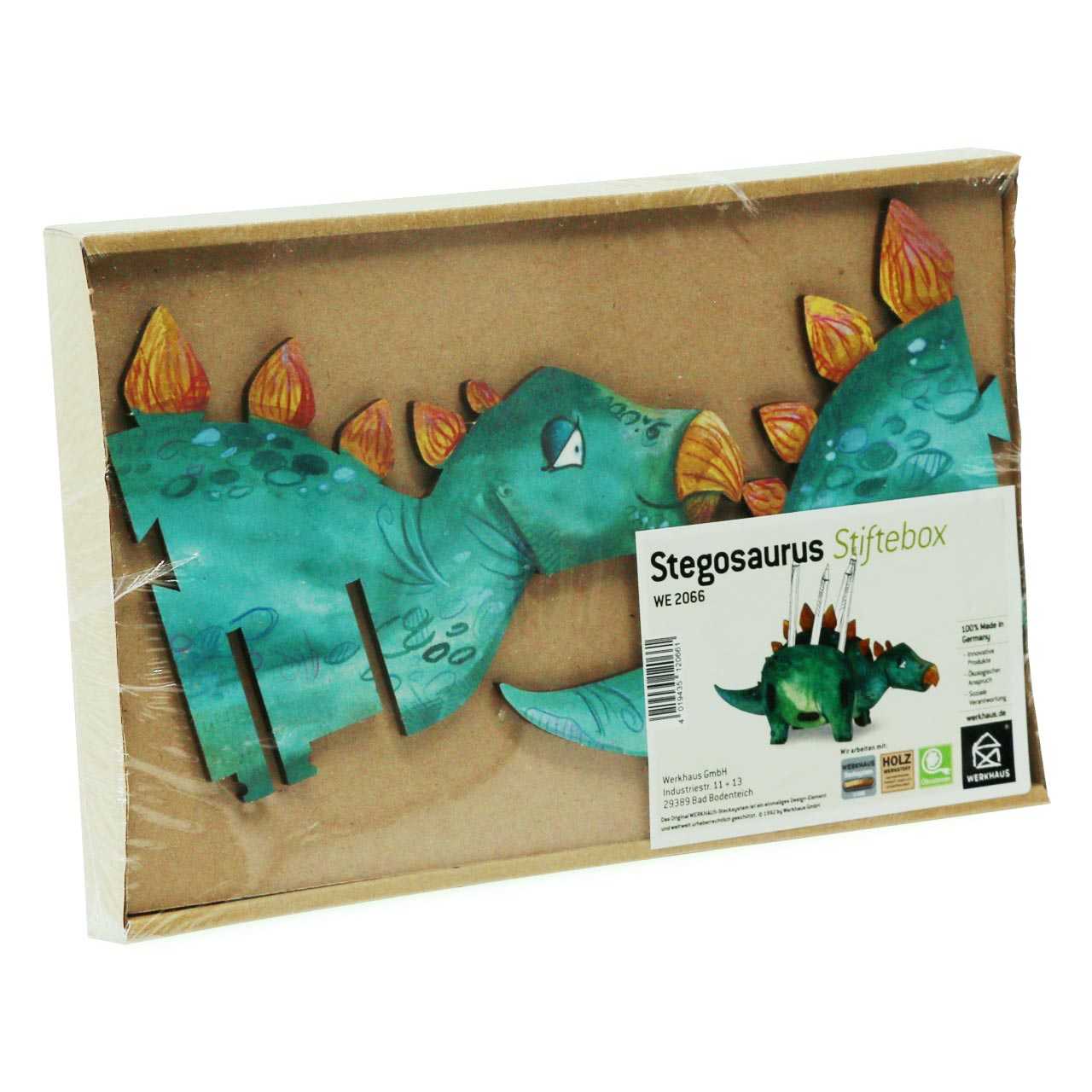 Stiftebox zum Stecken Stegosaurus