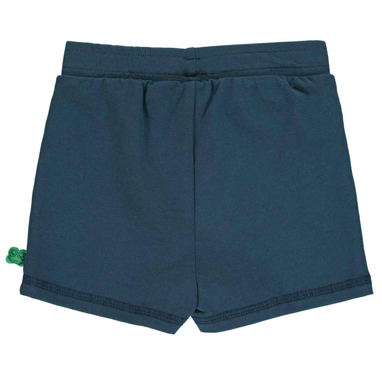 Leichte Shorts uni Zierknöpfe dunkelblau