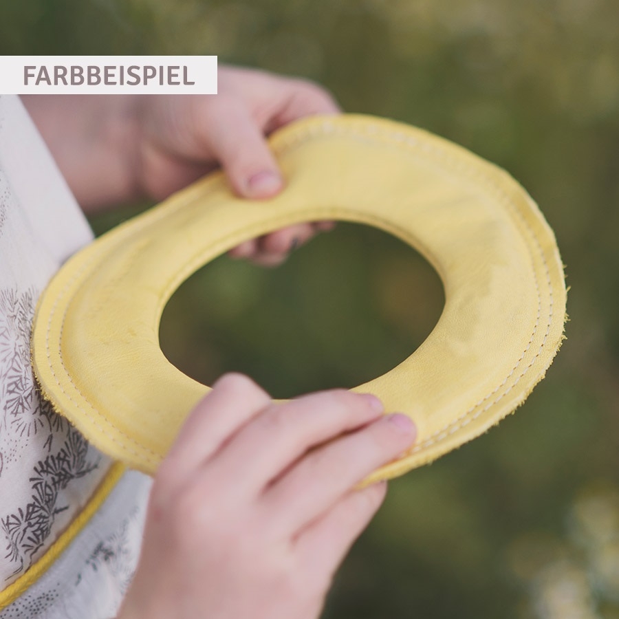 Kleiner super weicher Wurfring LOOP Frisbee ungefärbt