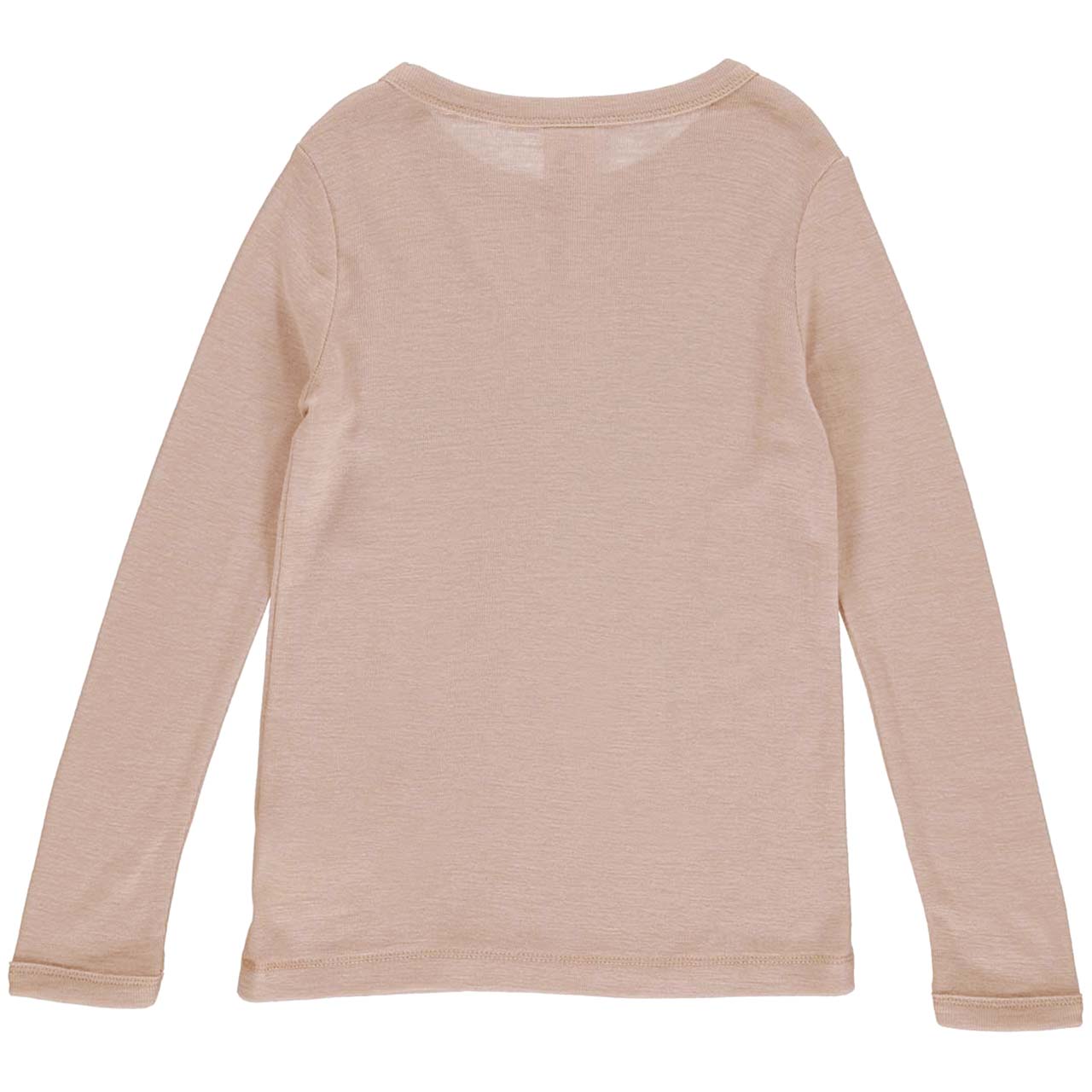 Langarmshirt Wolle rosa