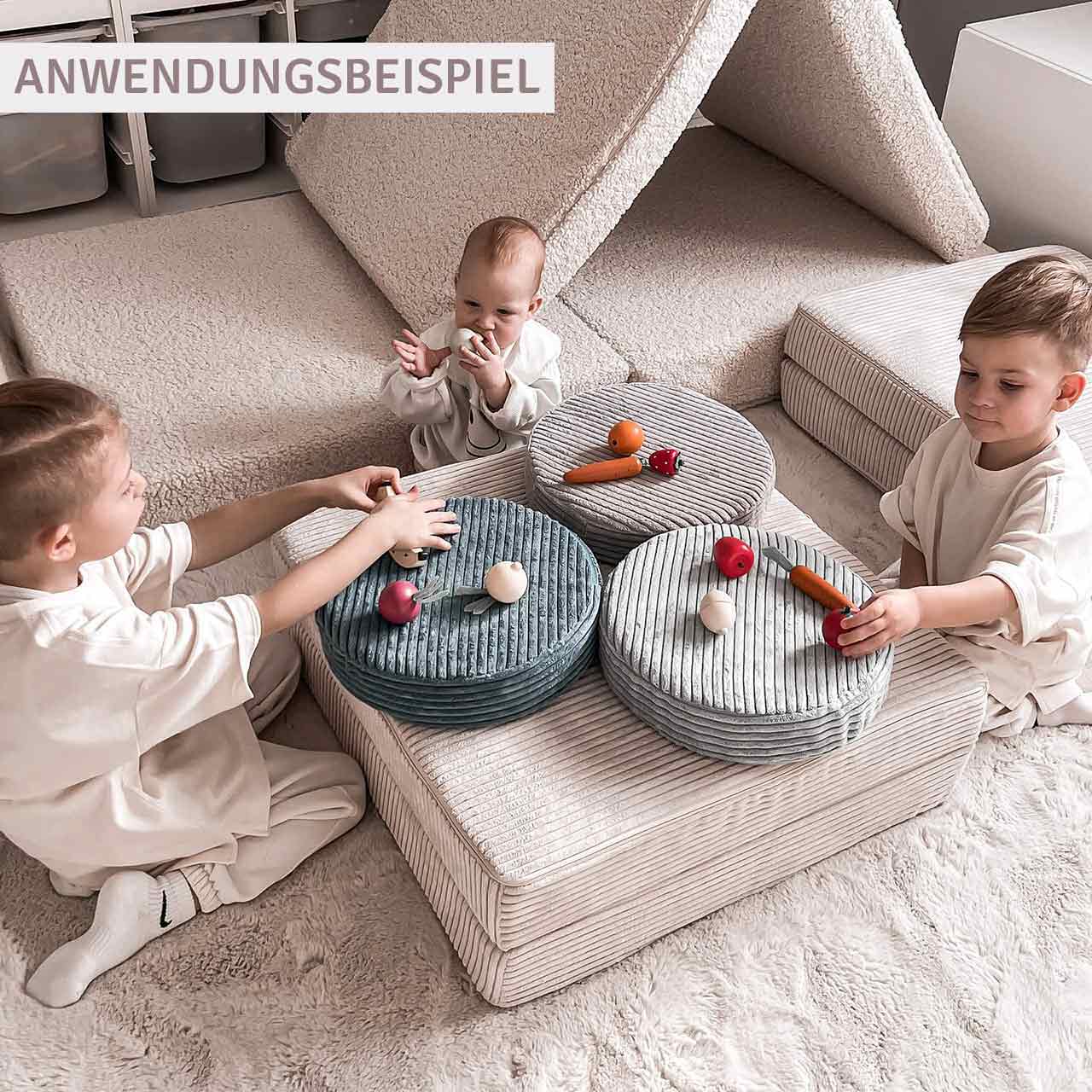 Funzy Button Spielkissen Arktis Blau