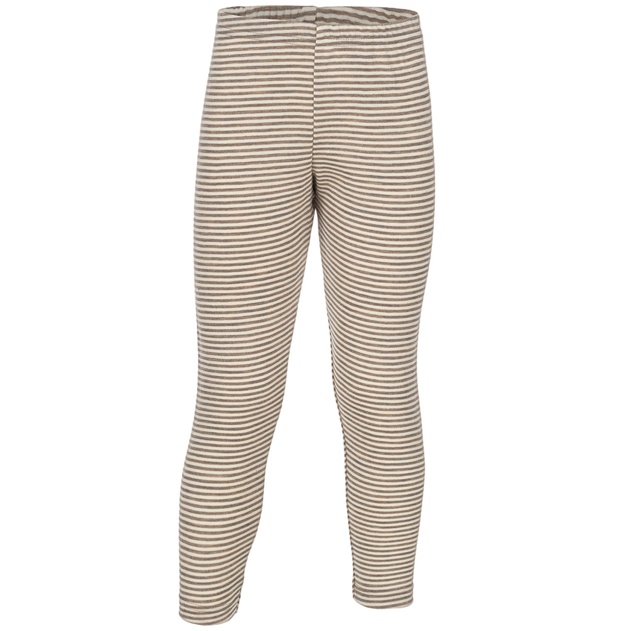 100% Wolle Kinder Jogpants braun-natur