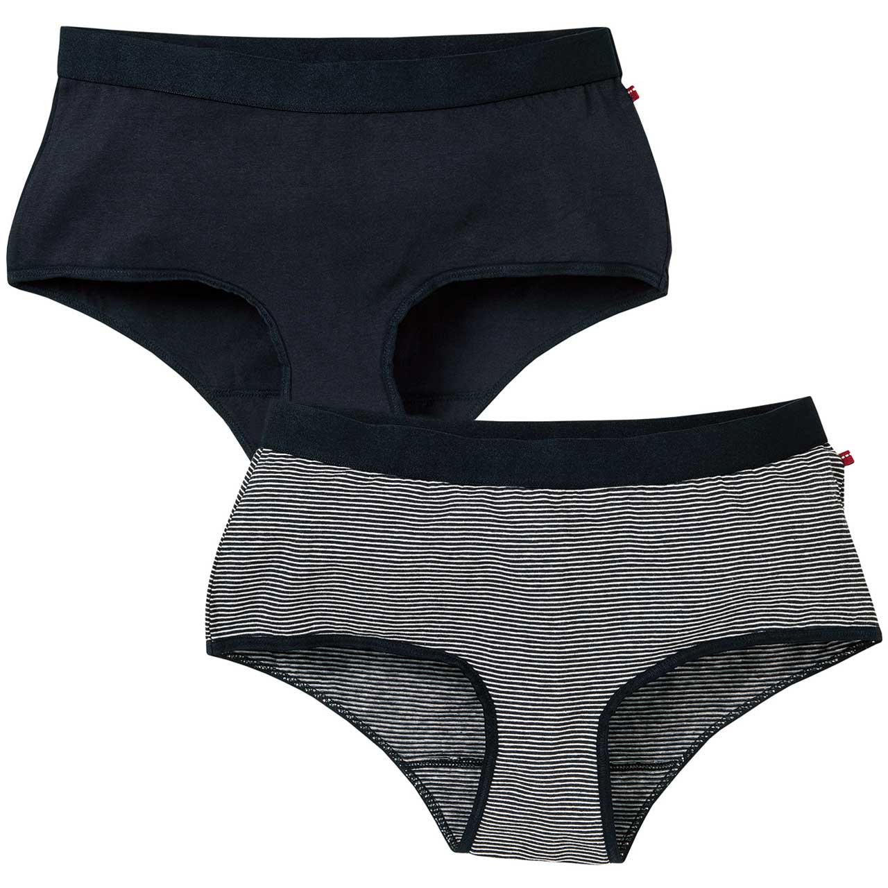 Doppelpack Damenpanty schwarz mix