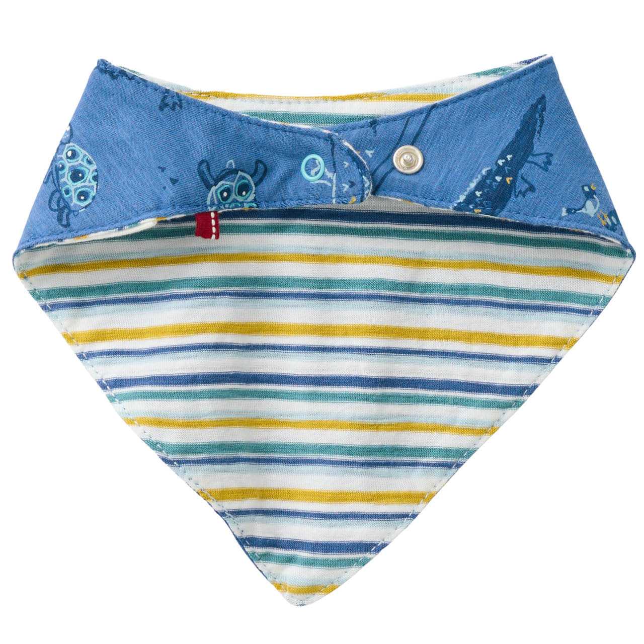 Wende Dreiecktuch Wassertiere royalblau