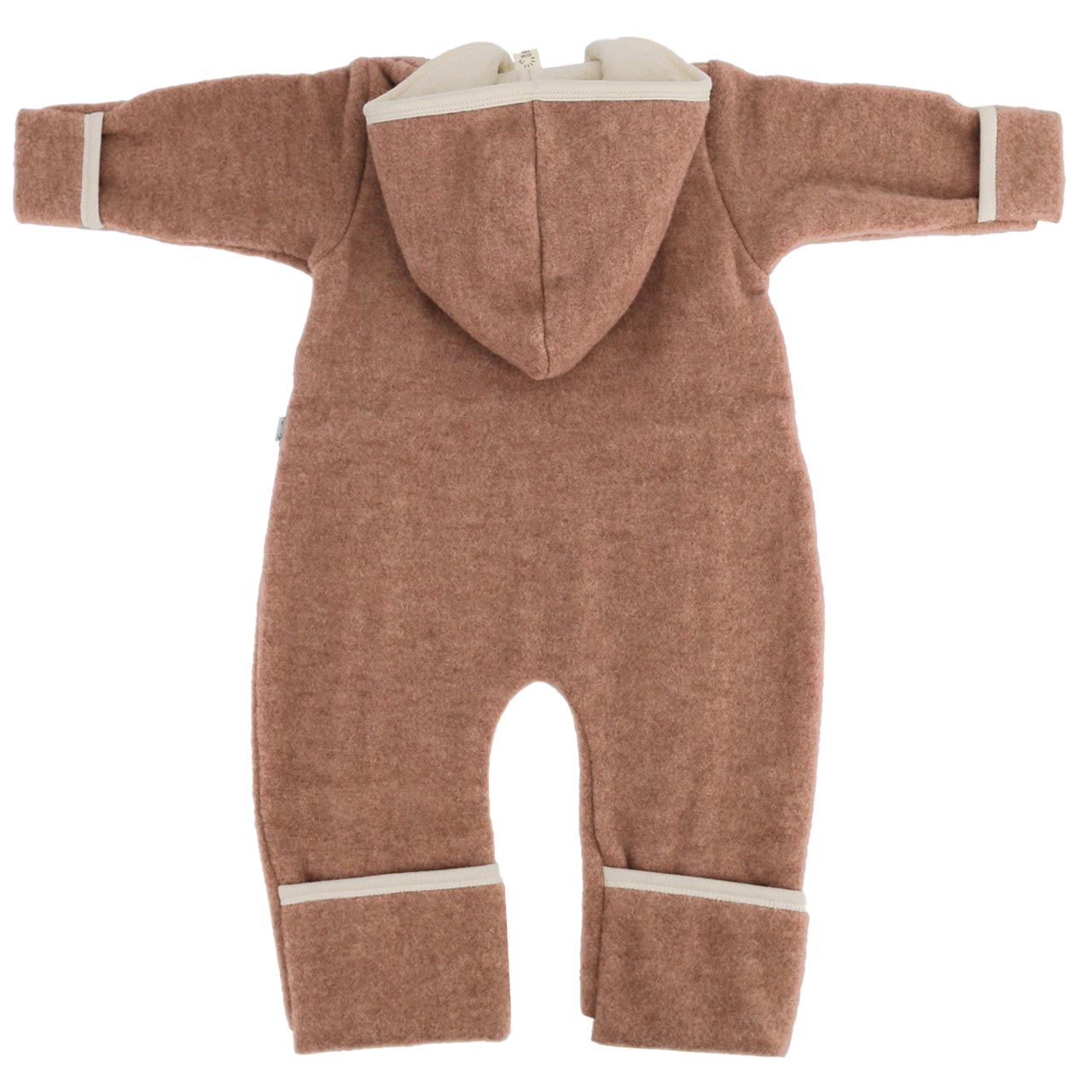 Baby Overall Woll-Fleece kräftiges altrosa